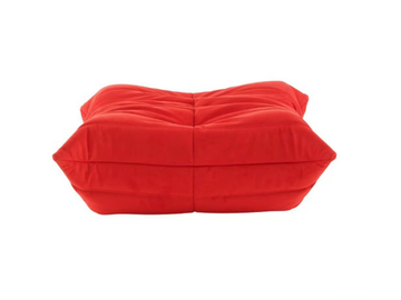 TOGO - Upholstered rectangular fabric pouf by Ligne Roset - view 2